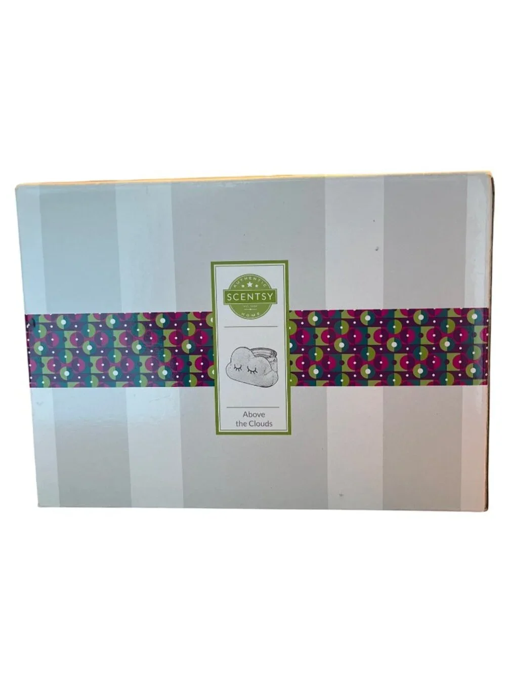 Scentsy Above The Clouds Electric Wax Warmer White Cloud Nursery Meditation - Picture 6 of 7